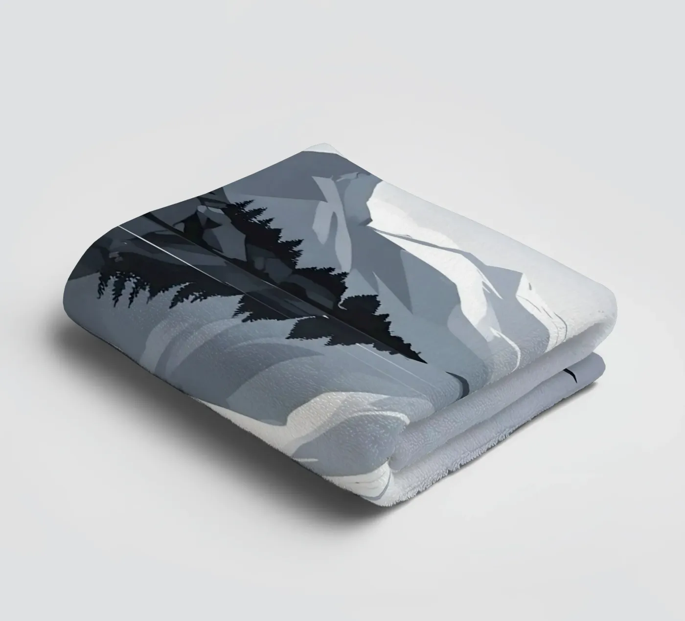 Bergreflectie badhanddoek van LIFESTYLE OBJECTS