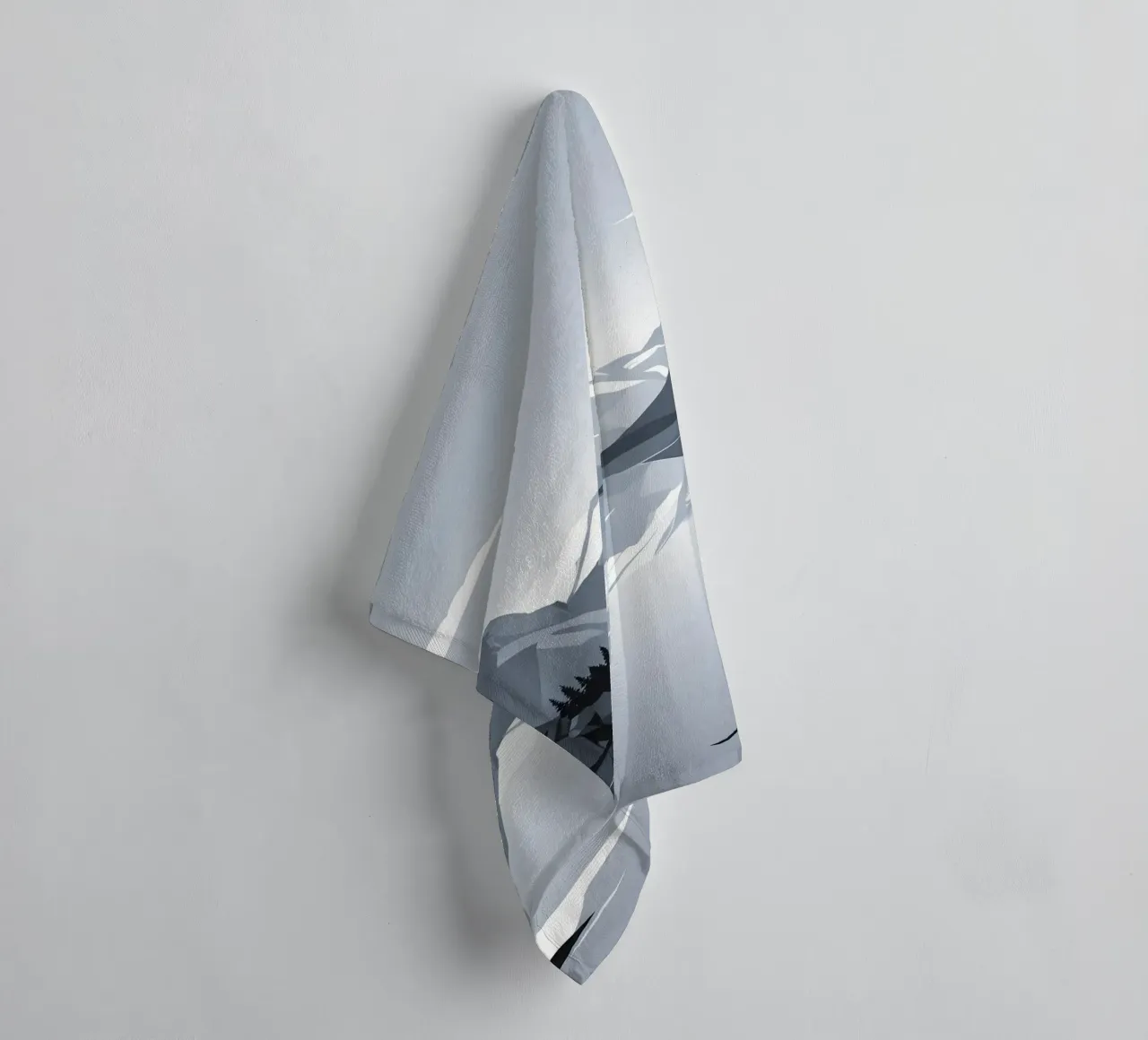 Mountain reflection towel by LIFESTYLE OBJECTS