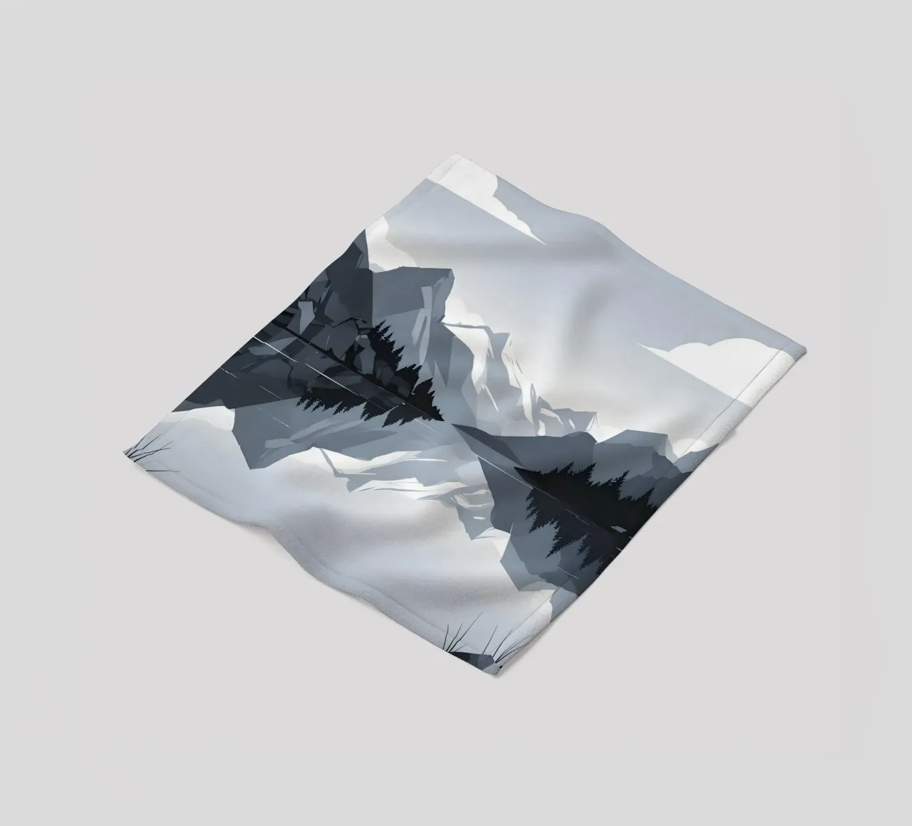 Mountain reflection Fleecedecke von LIFESTYLE OBJECTS