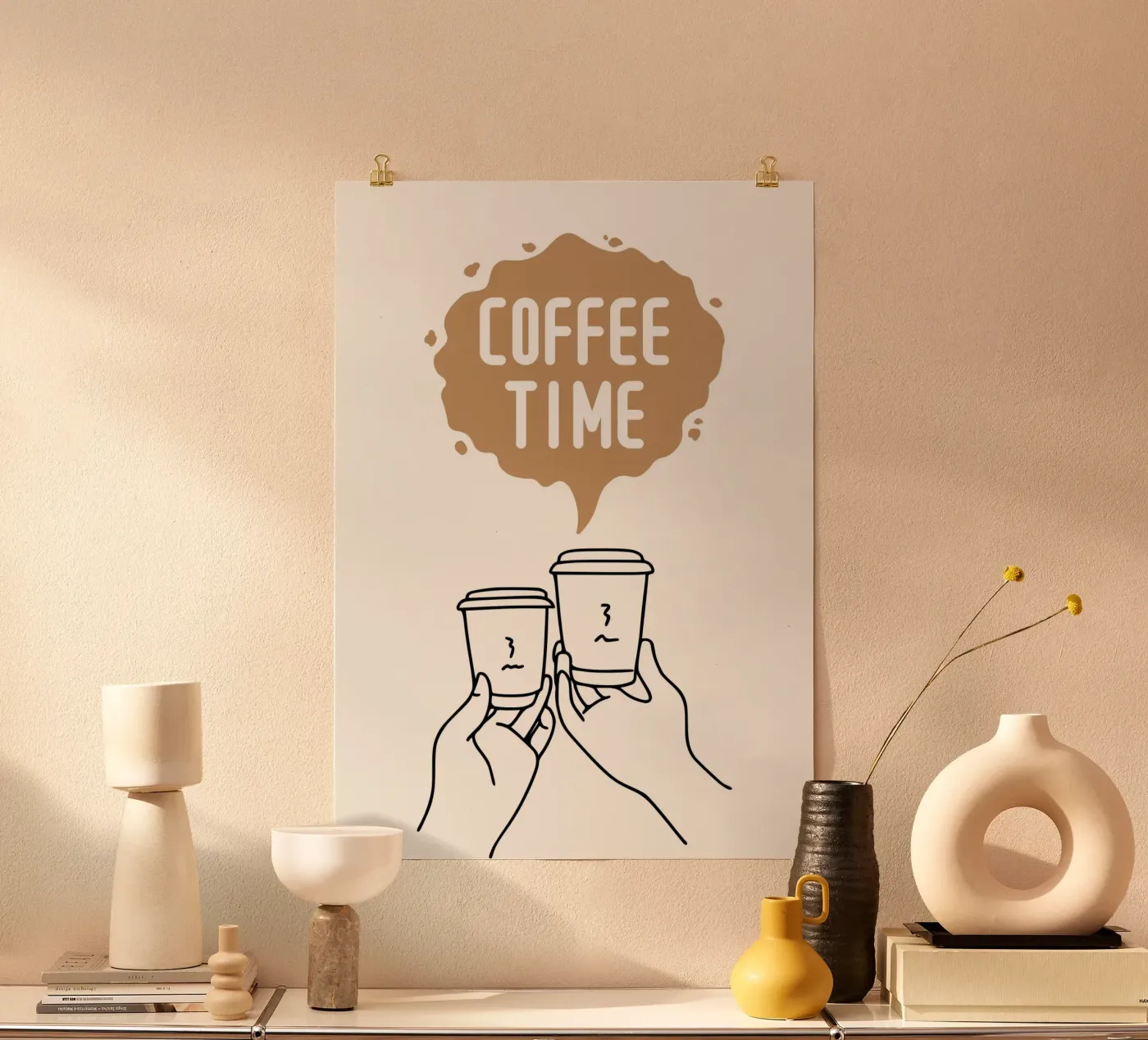 Coffee time Poster von PinkCandyWalls