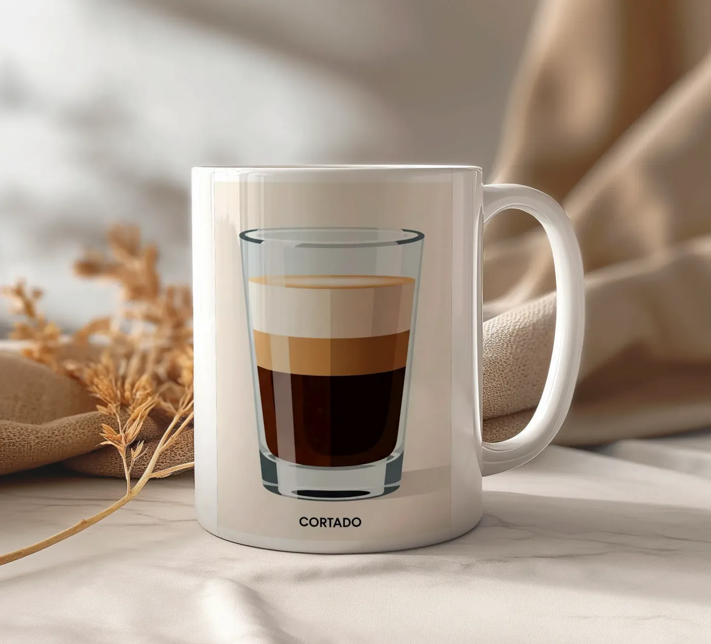 Gibraltar geslepen glas keramische mok van LIFESTYLE OBJECTS