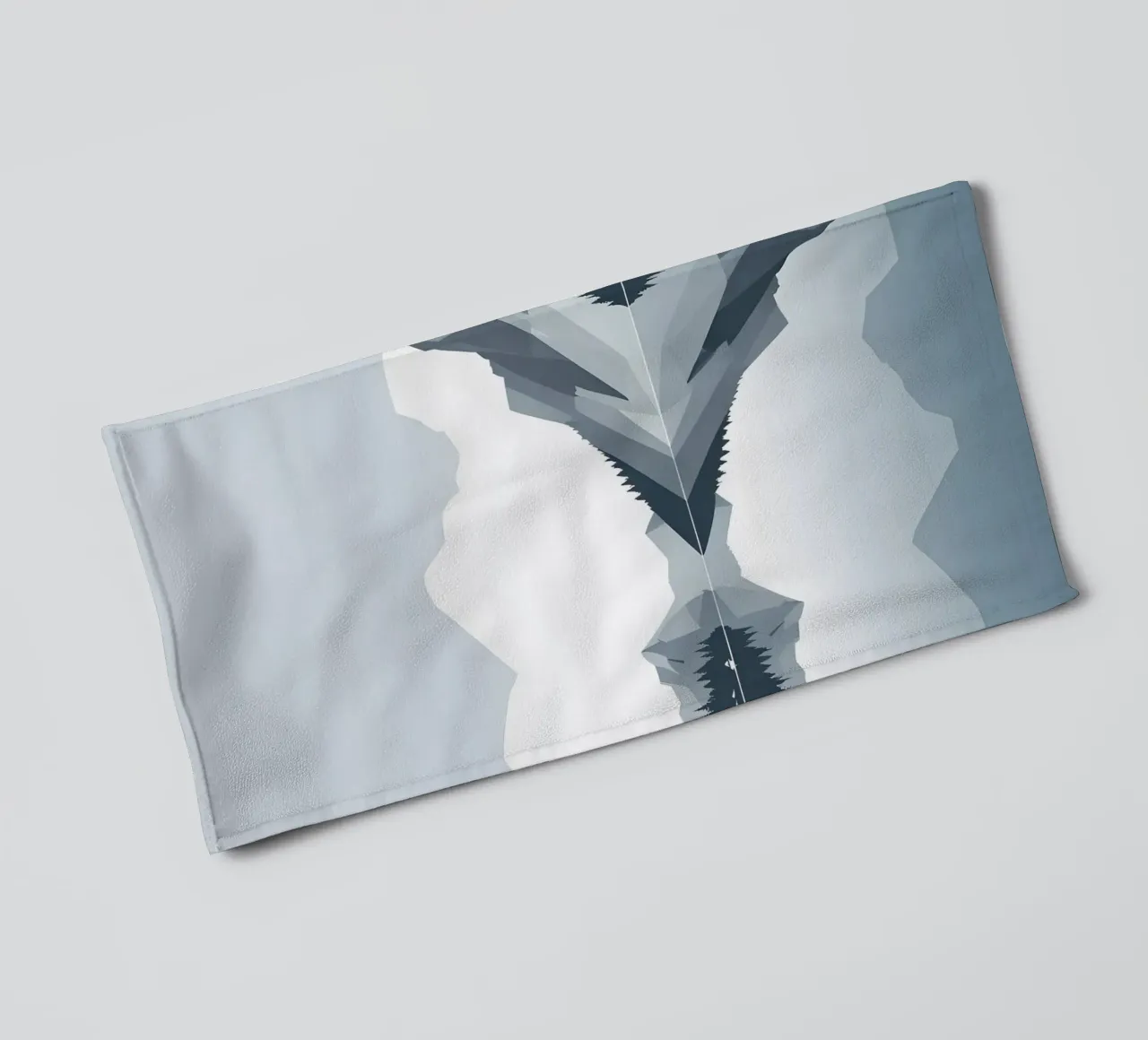 Mountain reflection towel by LIFESTYLE OBJECTS