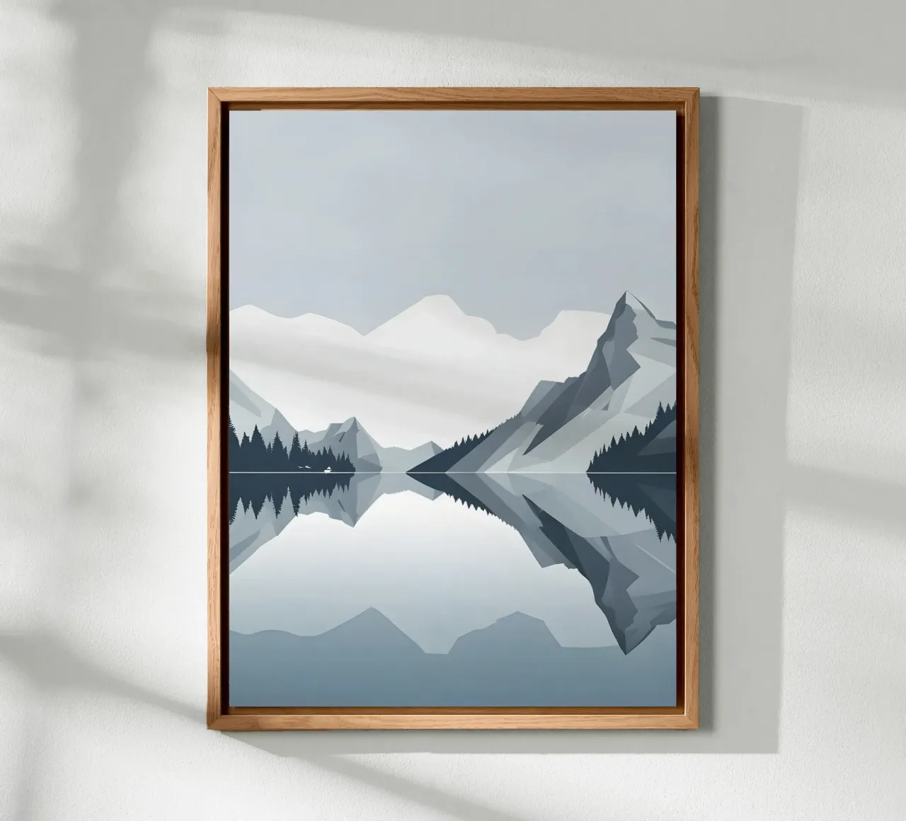 Mountain reflection forex plate by LIFESTYLE OBJECTS