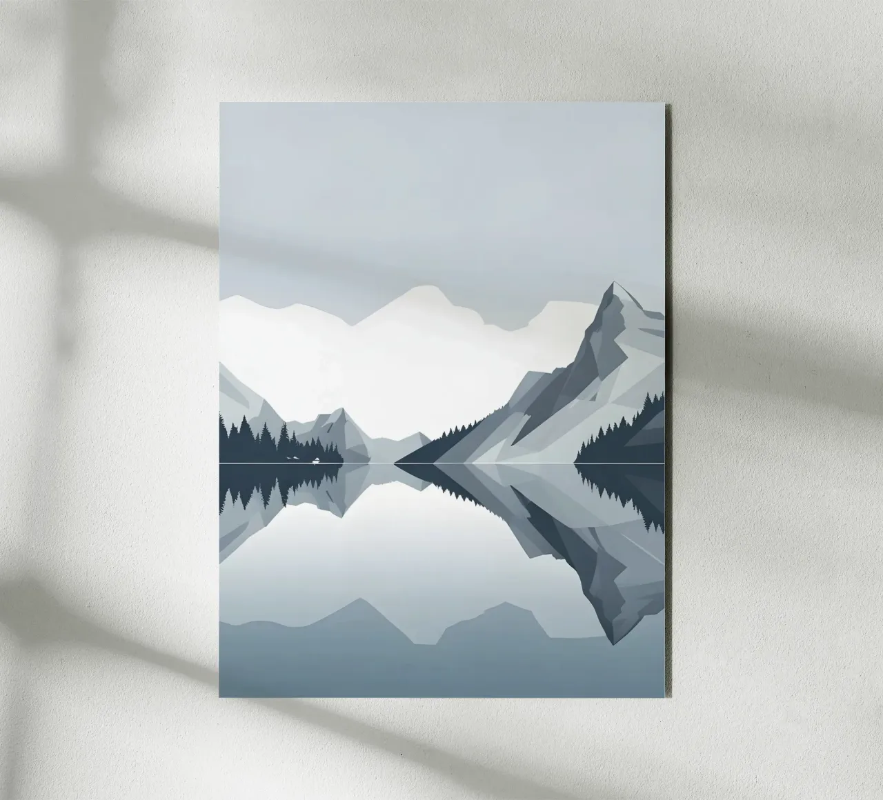 Mountain reflection forex plate by LIFESTYLE OBJECTS