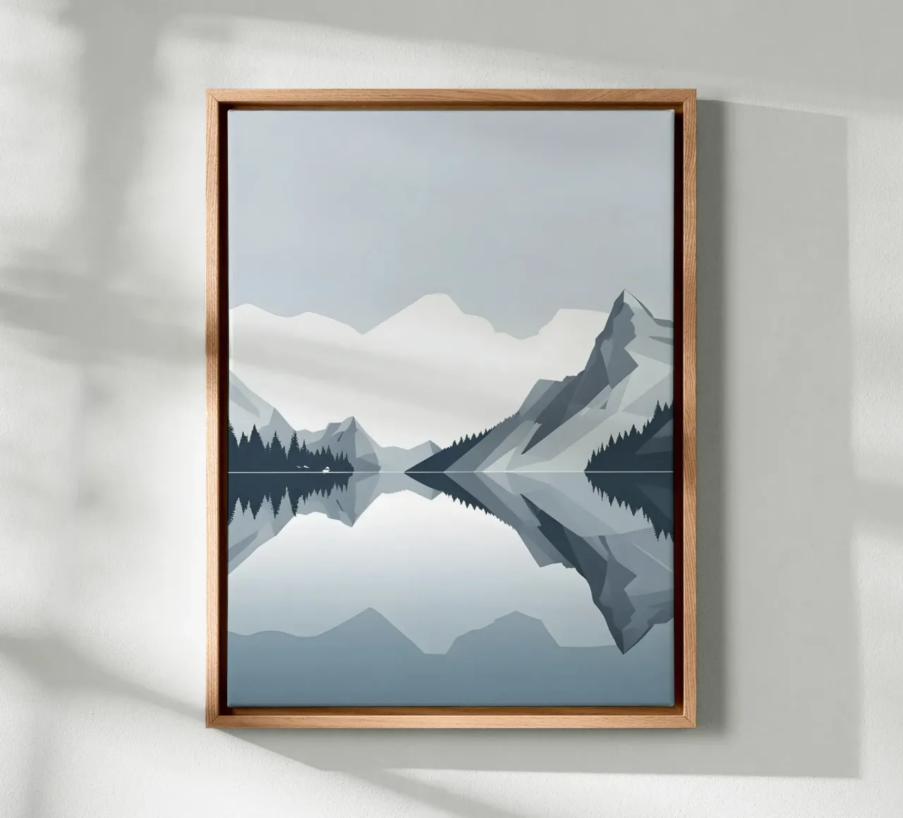 Riflessione sulle montagne tela da LIFESTYLE OBJECTS