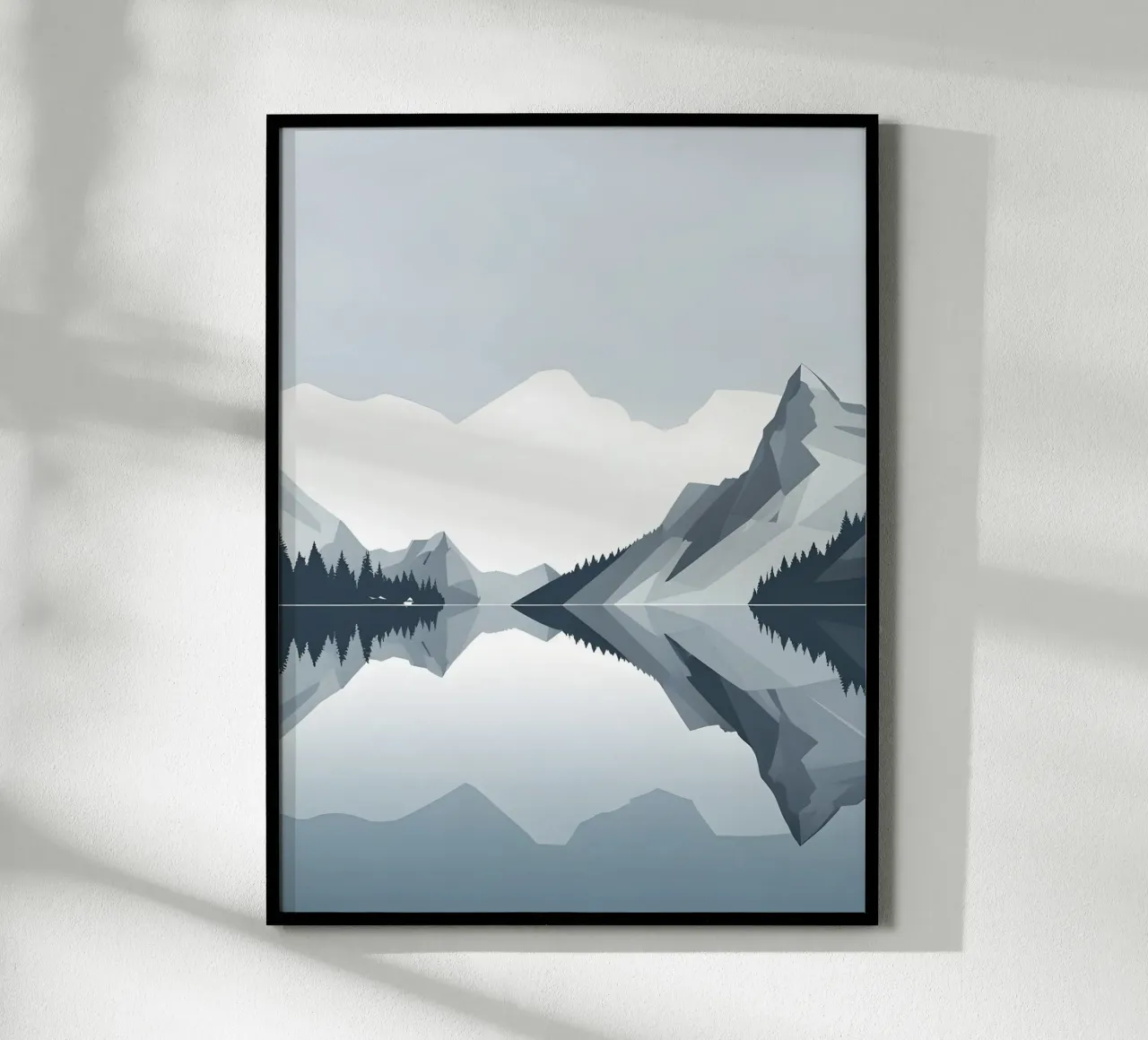 Mountain reflection poster by LIFESTYLE OBJECTS
