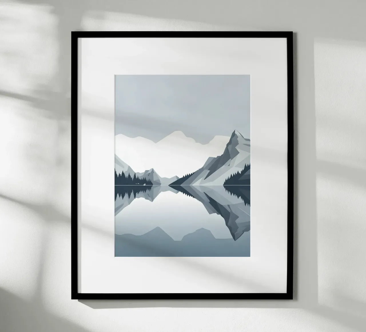 Mountain reflection poster by LIFESTYLE OBJECTS