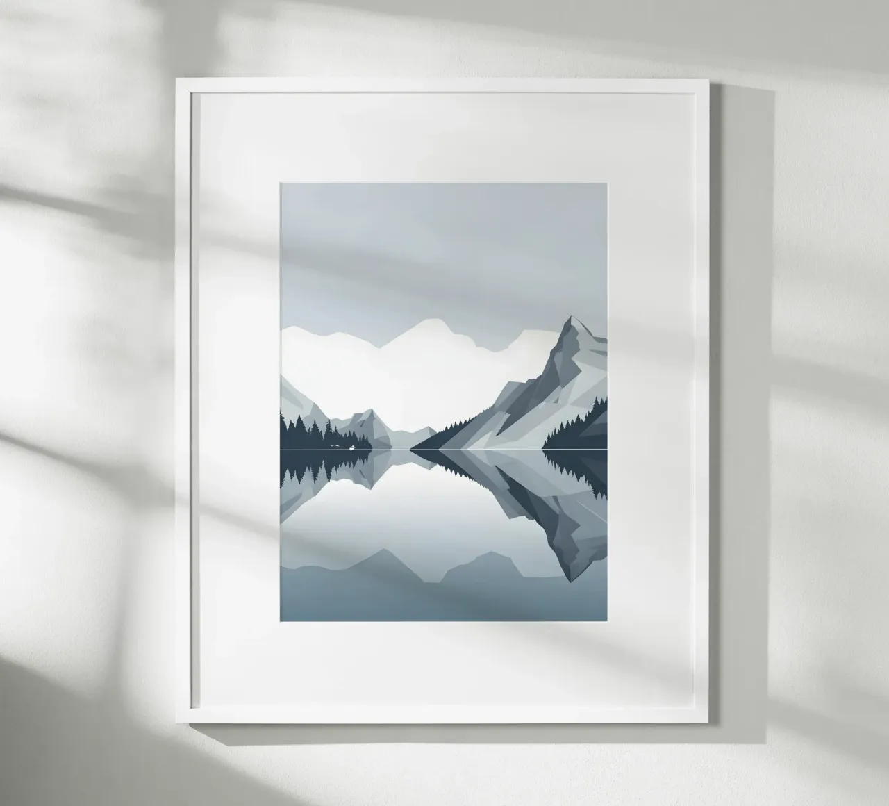 Mountain reflection poster by LIFESTYLE OBJECTS