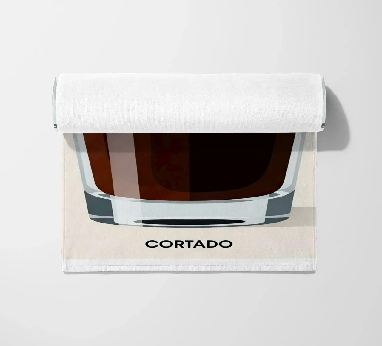 Gibraltar geslepen glas strandhanddoek van LIFESTYLE OBJECTS