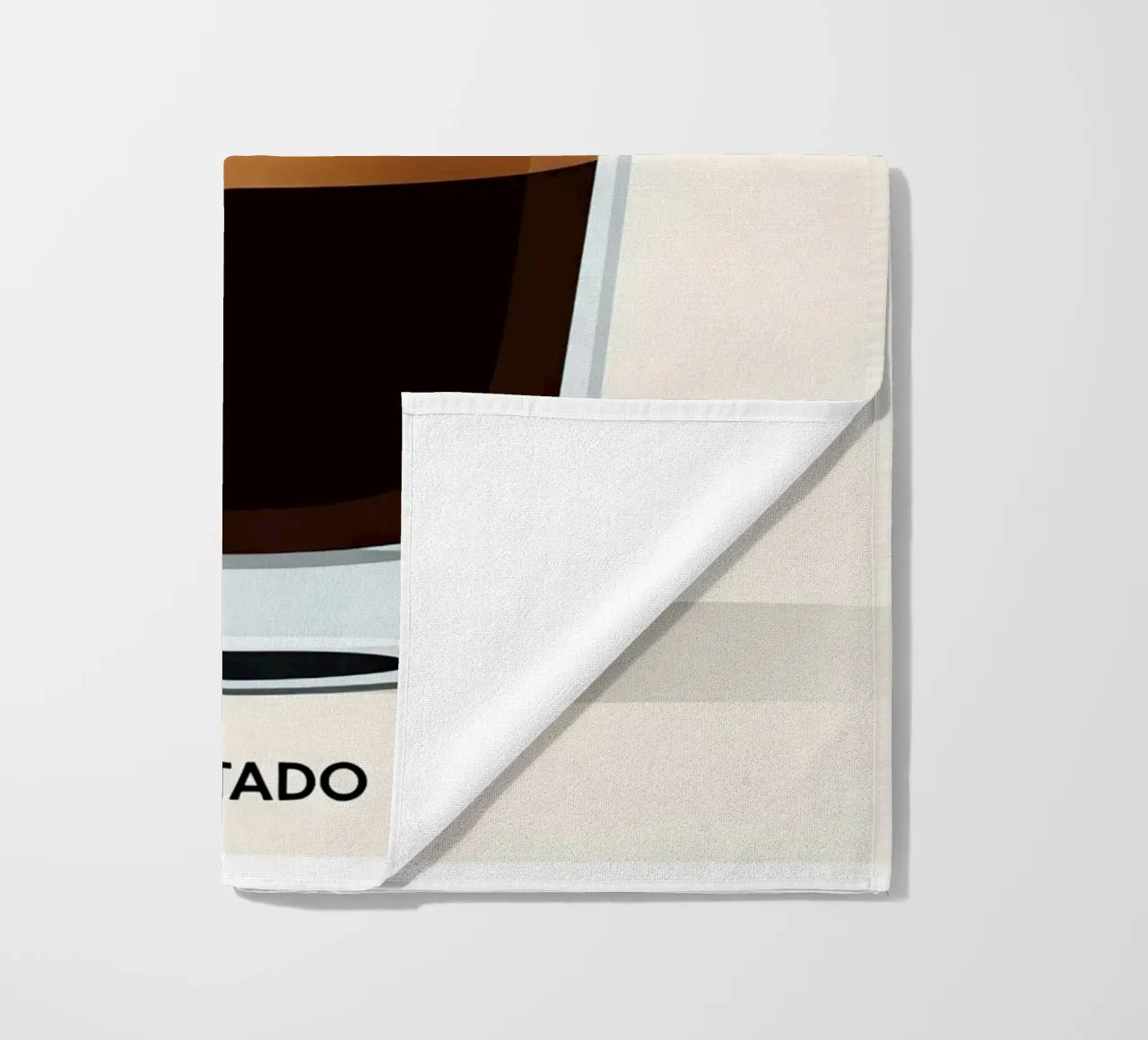 Gibraltar geslepen glas strandhanddoek van LIFESTYLE OBJECTS