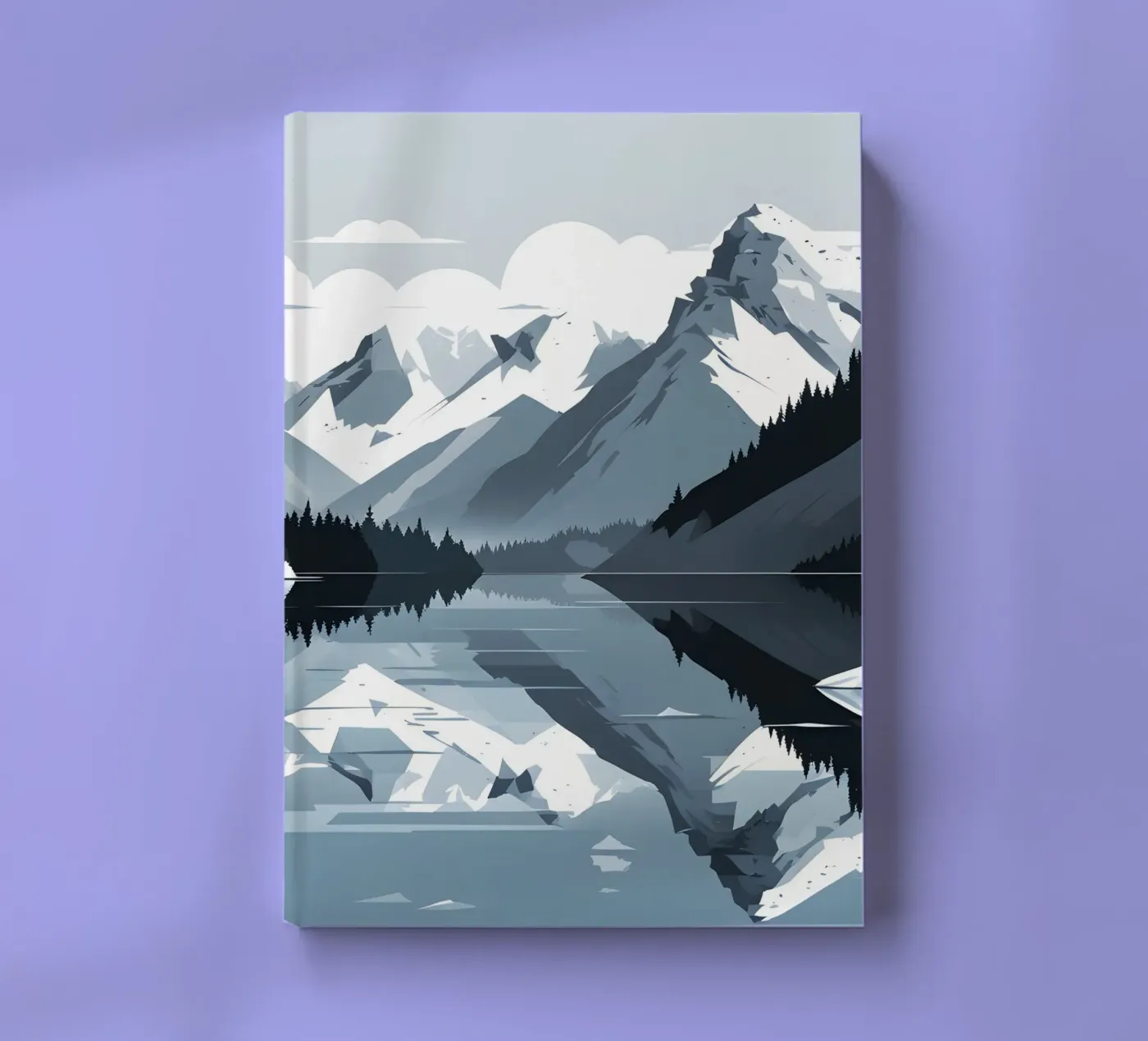 Mountain reflection notebook by LIFESTYLE OBJECTS