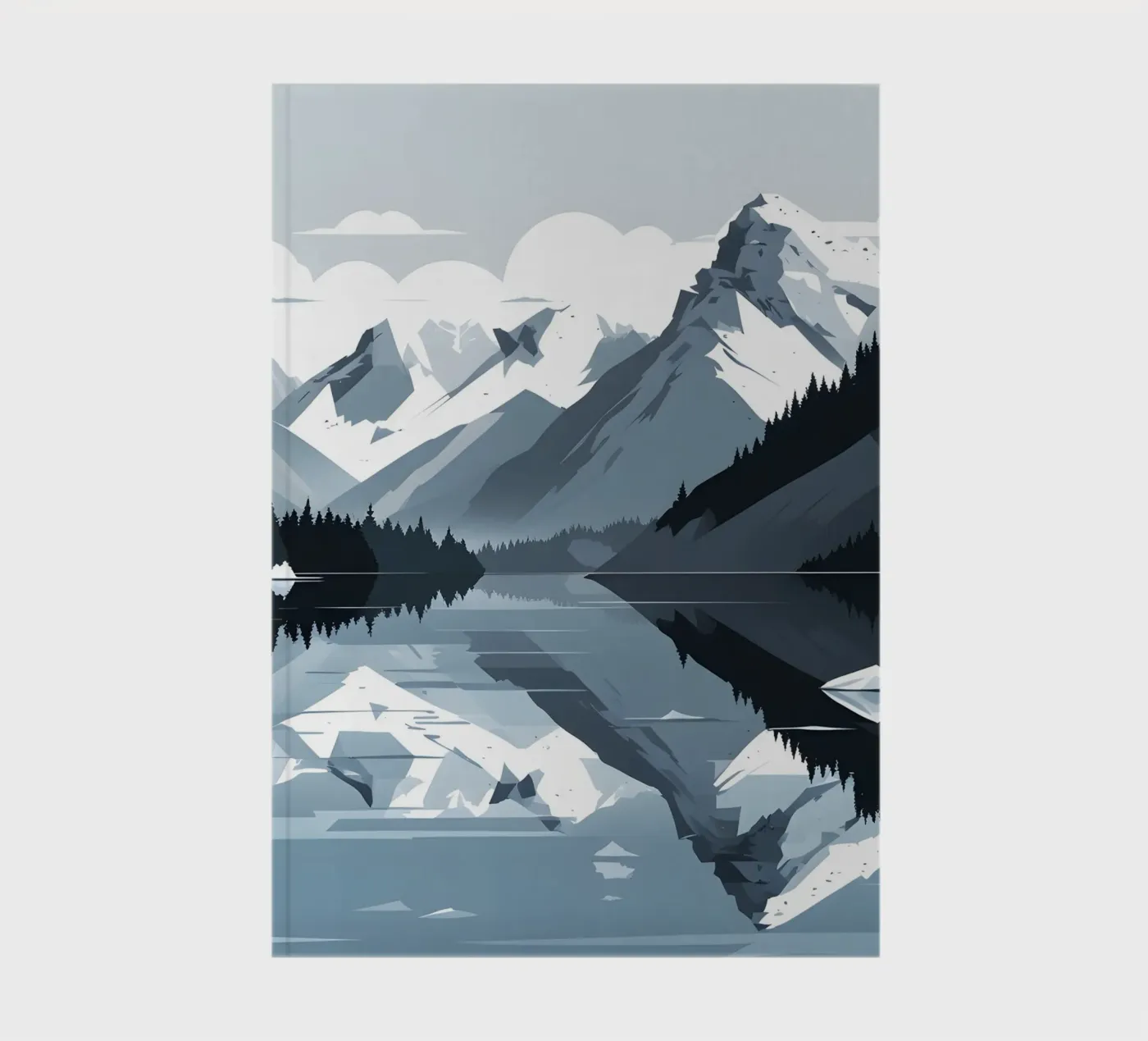 Mountain reflection notebook by LIFESTYLE OBJECTS