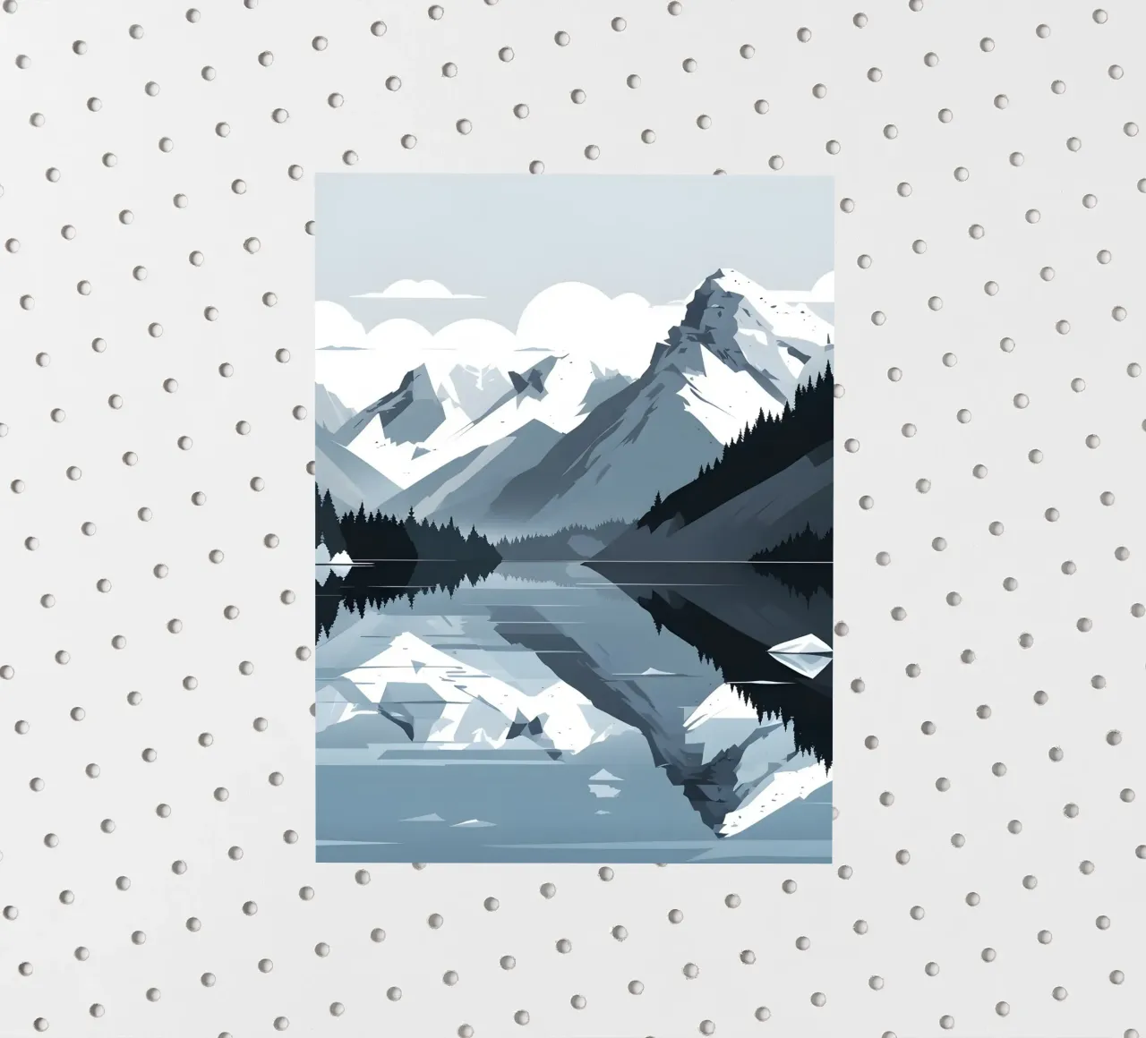Mountain reflection sticker by LIFESTYLE OBJECTS