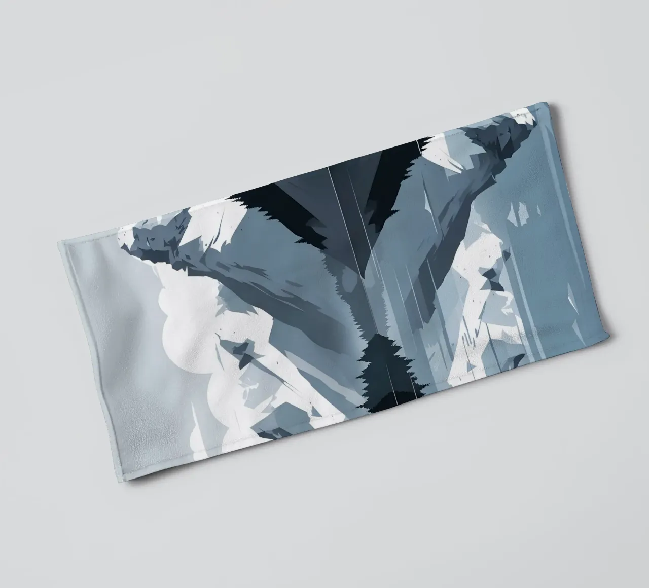 Mountain reflection towel by LIFESTYLE OBJECTS