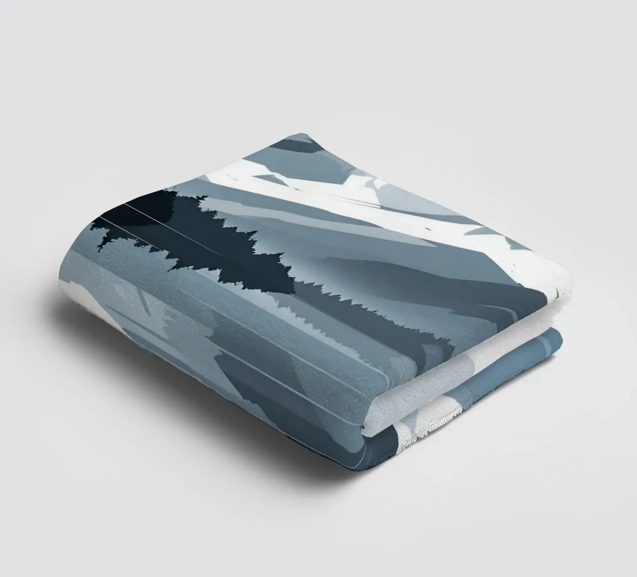 Mountain reflection towel by LIFESTYLE OBJECTS