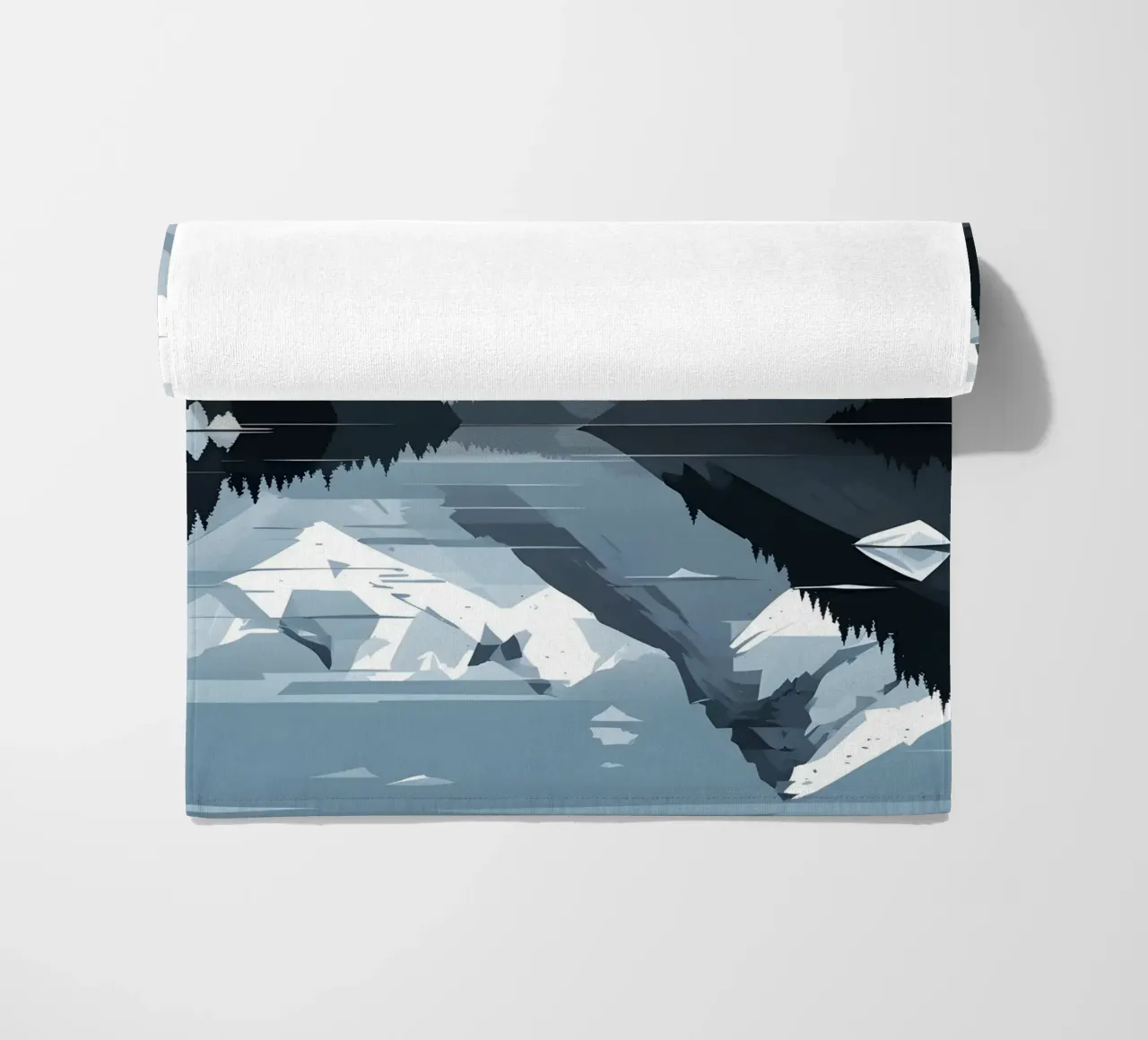 Riflessione sulle montagne telo mare da LIFESTYLE OBJECTS