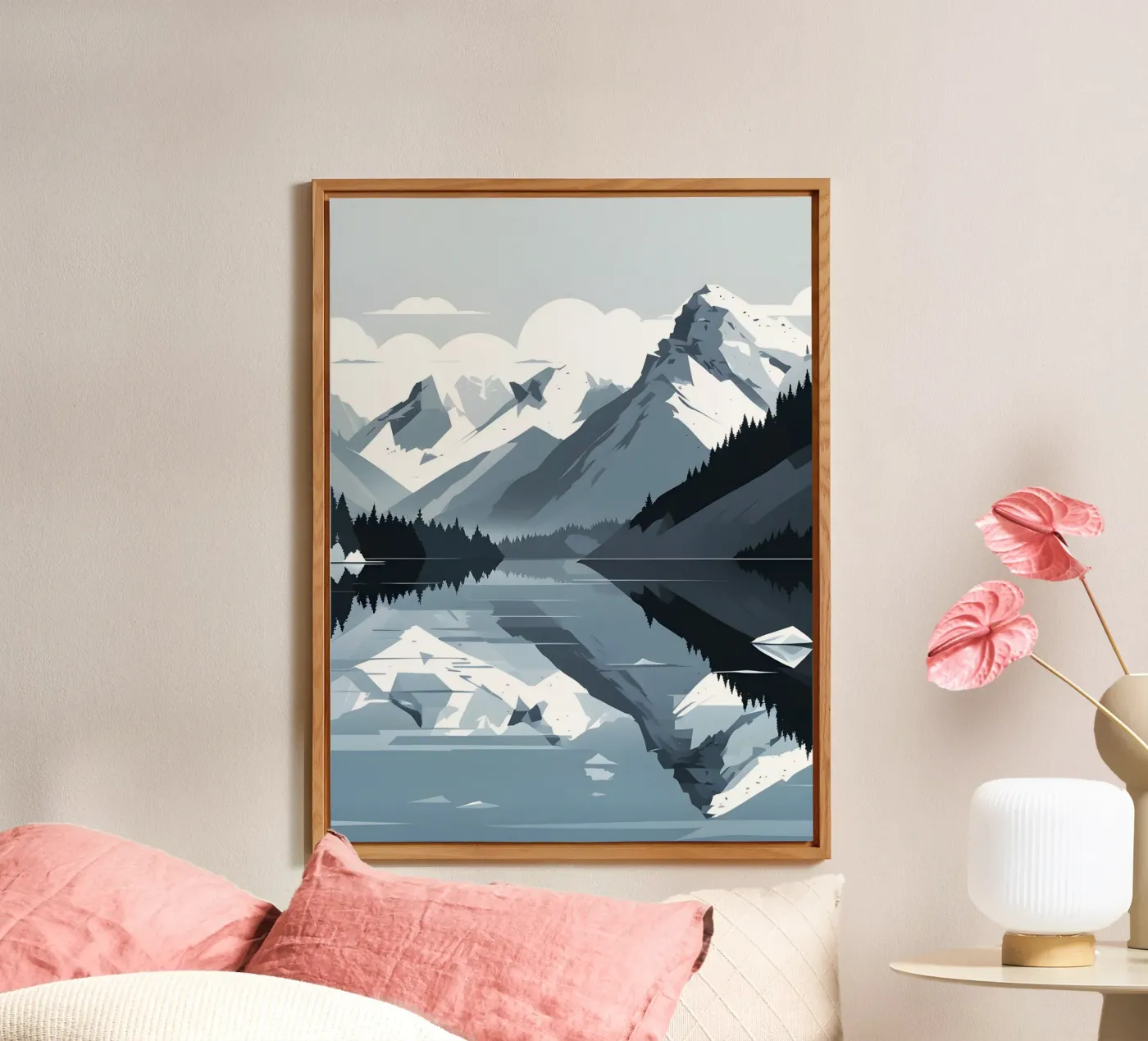 Mountain reflection Forex-Platte von LIFESTYLE OBJECTS