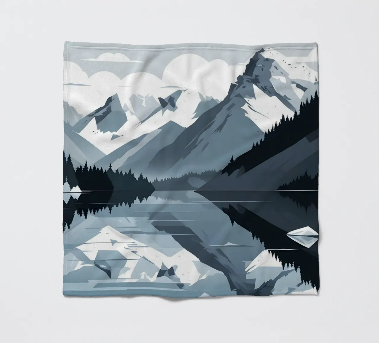 Bergreflectie fleecedeken van LIFESTYLE OBJECTS