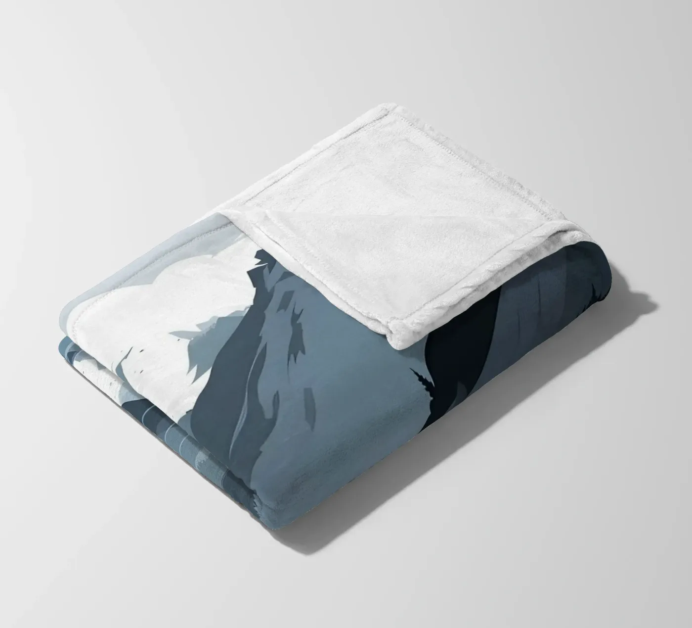 Riflessione sulle montagne coperta in pile da LIFESTYLE OBJECTS