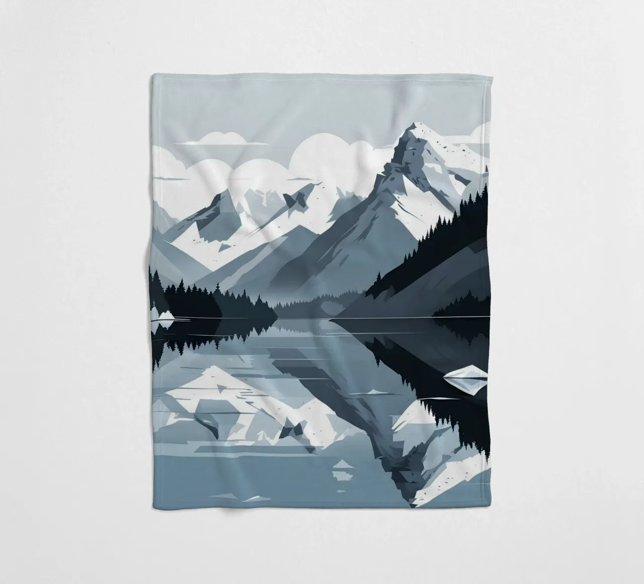 Bergreflectie fleecedeken van LIFESTYLE OBJECTS