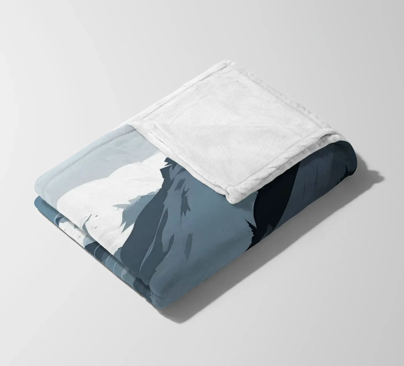 Riflessione sulle montagne coperta in pile da LIFESTYLE OBJECTS