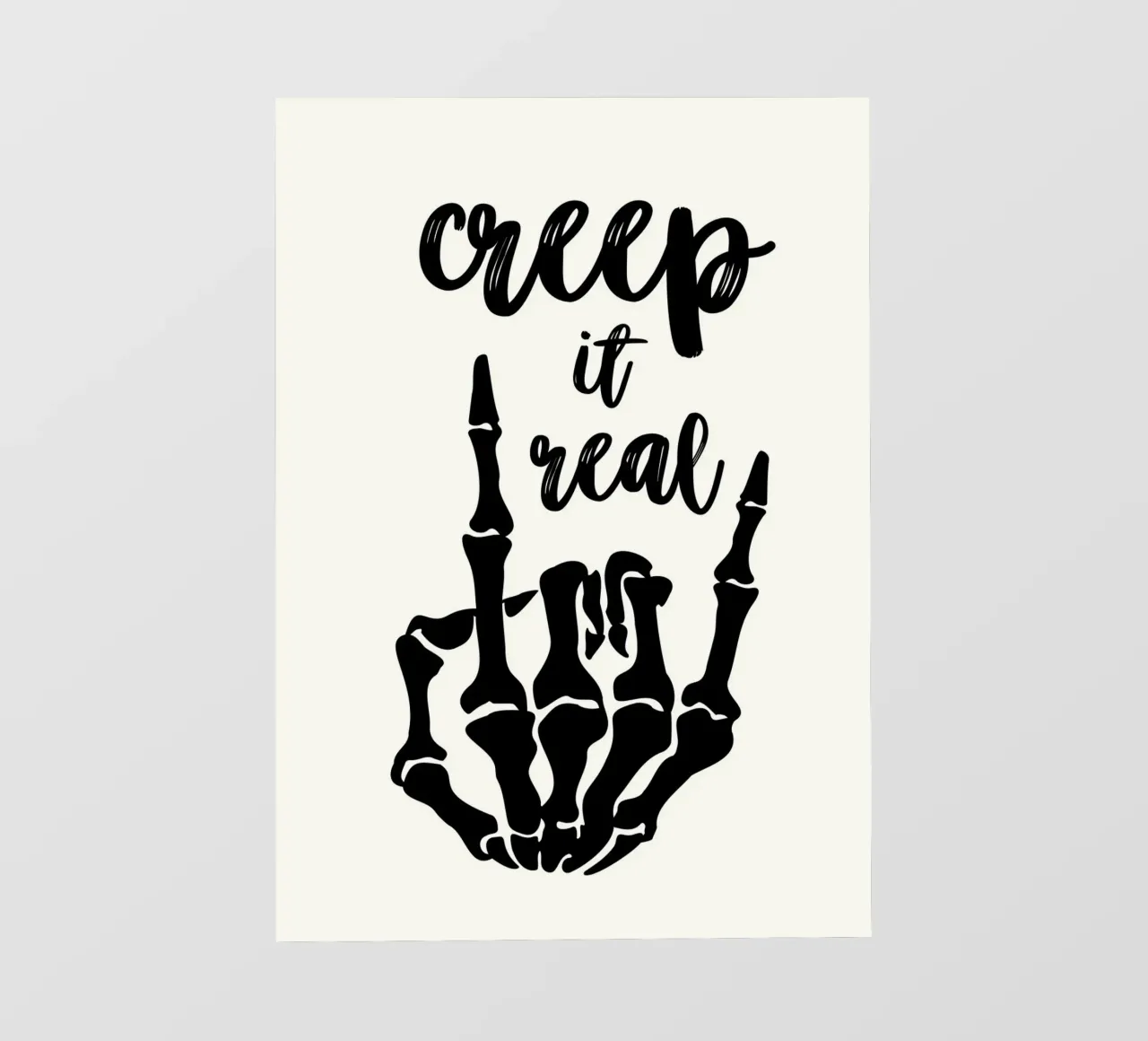 Creep it real telo in pvc da PinkCandyWalls