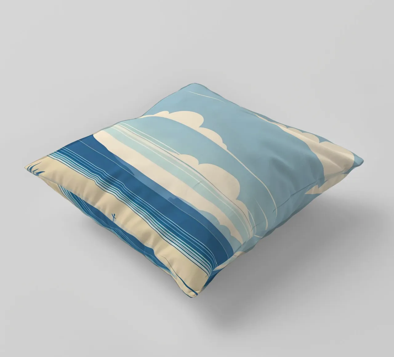 Linea dell'orizzonte semplice cuscino da LIFESTYLE OBJECTS