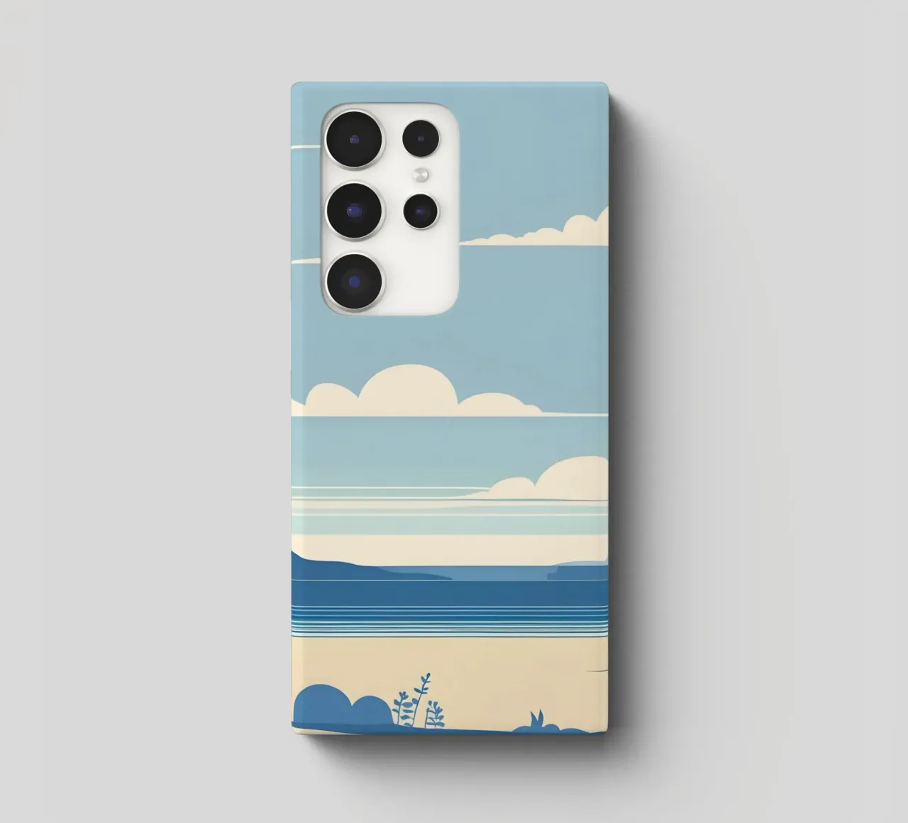 Linea dell'orizzonte semplice cover samsung da LIFESTYLE OBJECTS