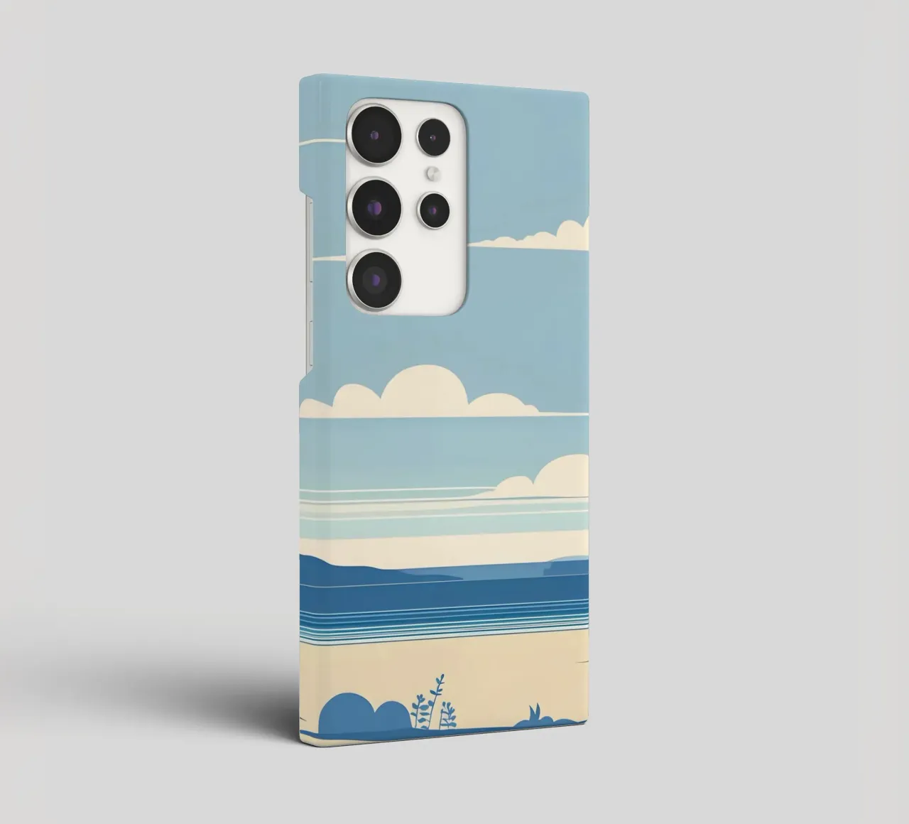 Linea dell'orizzonte semplice cover samsung da LIFESTYLE OBJECTS