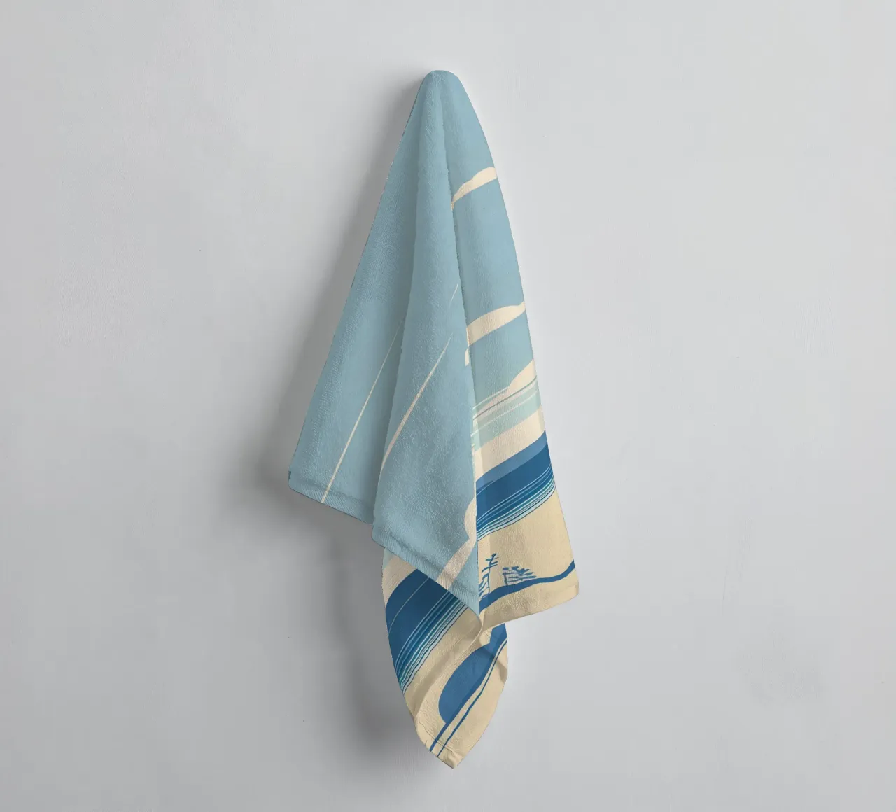Linea dell'orizzonte semplice asciugamano da bagno da LIFESTYLE OBJECTS