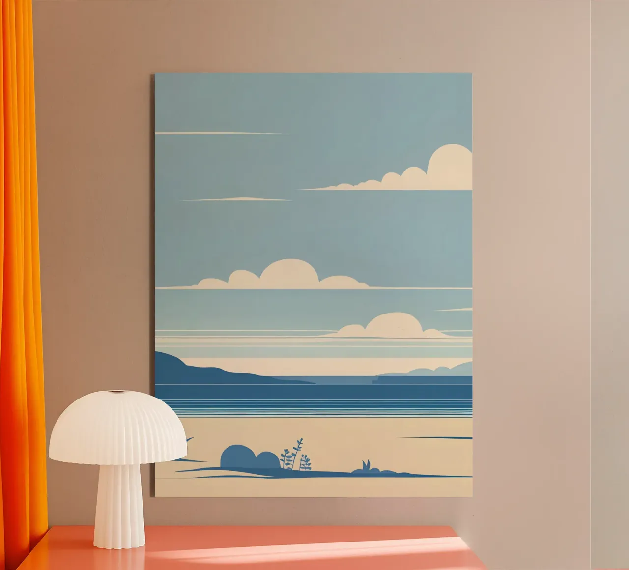 Linea dell'orizzonte semplice alluminio dibond da LIFESTYLE OBJECTS