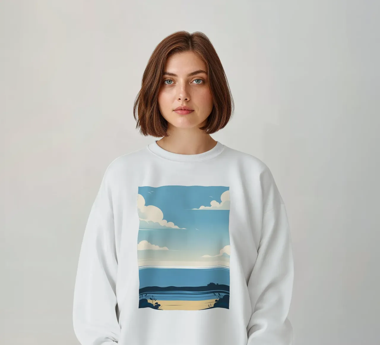 Linea dell'orizzonte semplice felpa da LIFESTYLE OBJECTS