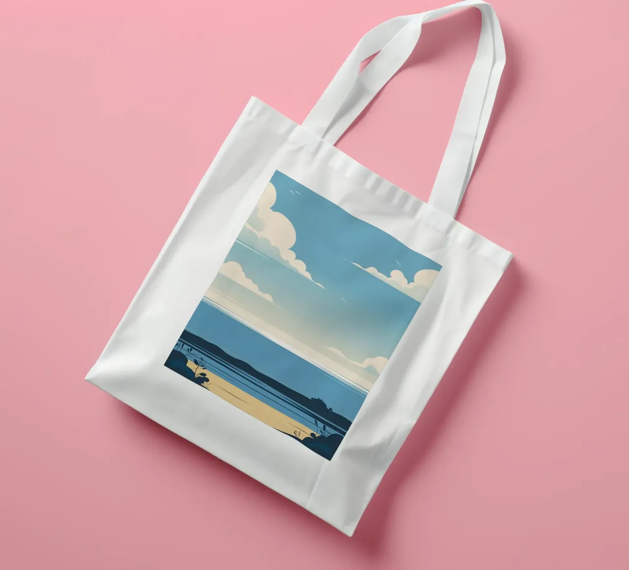 Linea dell'orizzonte semplice borsa in juta da LIFESTYLE OBJECTS