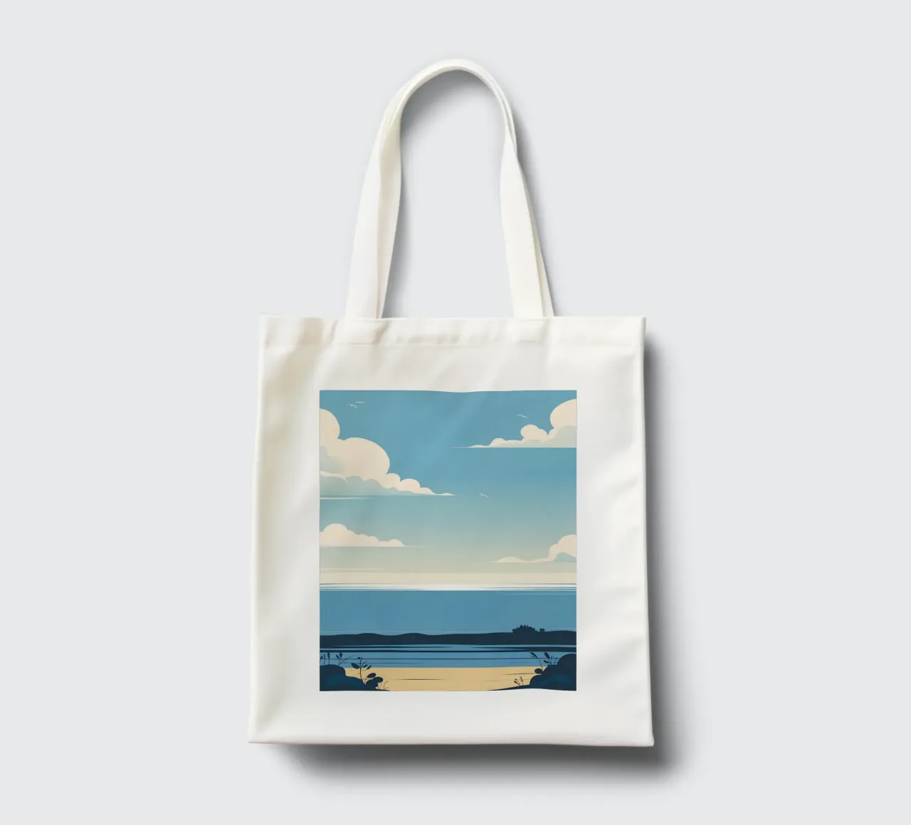 Linea dell'orizzonte semplice borsa in juta da LIFESTYLE OBJECTS
