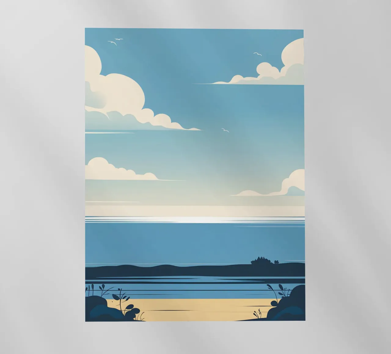 Linea dell'orizzonte semplice pellicola backlit da LIFESTYLE OBJECTS