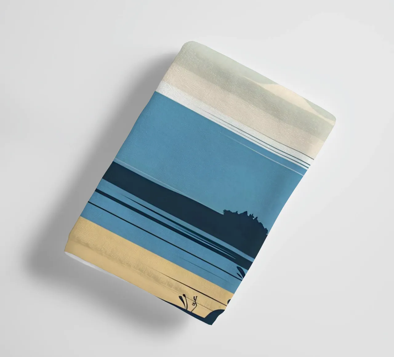 Linea dell'orizzonte semplice asciugamano da bagno da LIFESTYLE OBJECTS