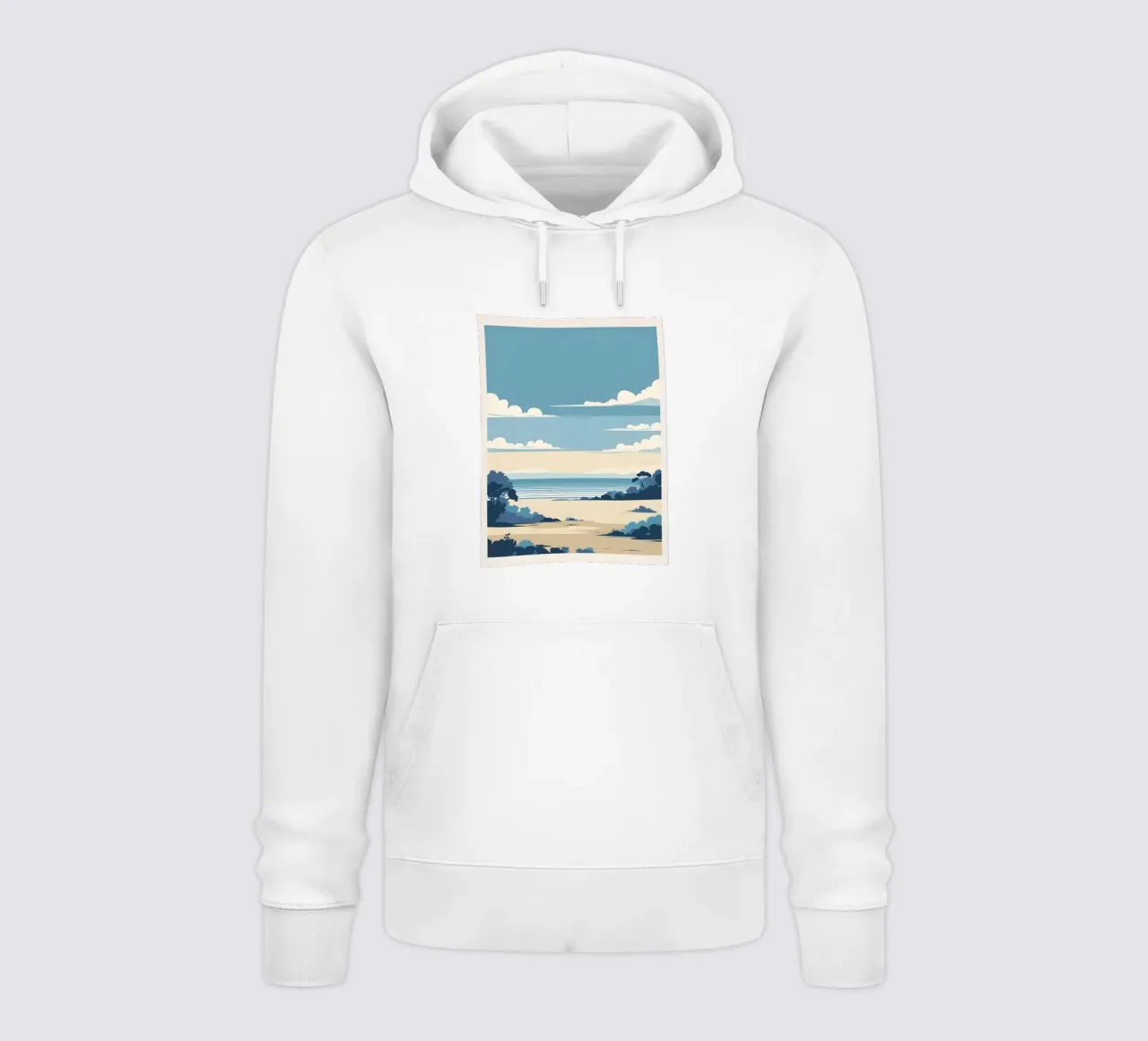 Linea dell'orizzonte semplice felpa con cappuccio da LIFESTYLE OBJECTS