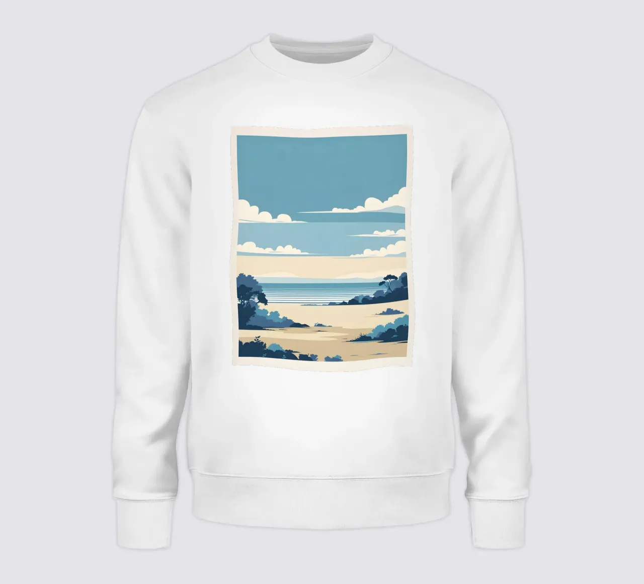Linea dell'orizzonte semplice felpa da LIFESTYLE OBJECTS