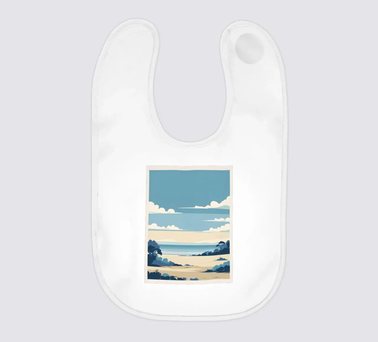 Linea dell'orizzonte semplice bavaglino da LIFESTYLE OBJECTS