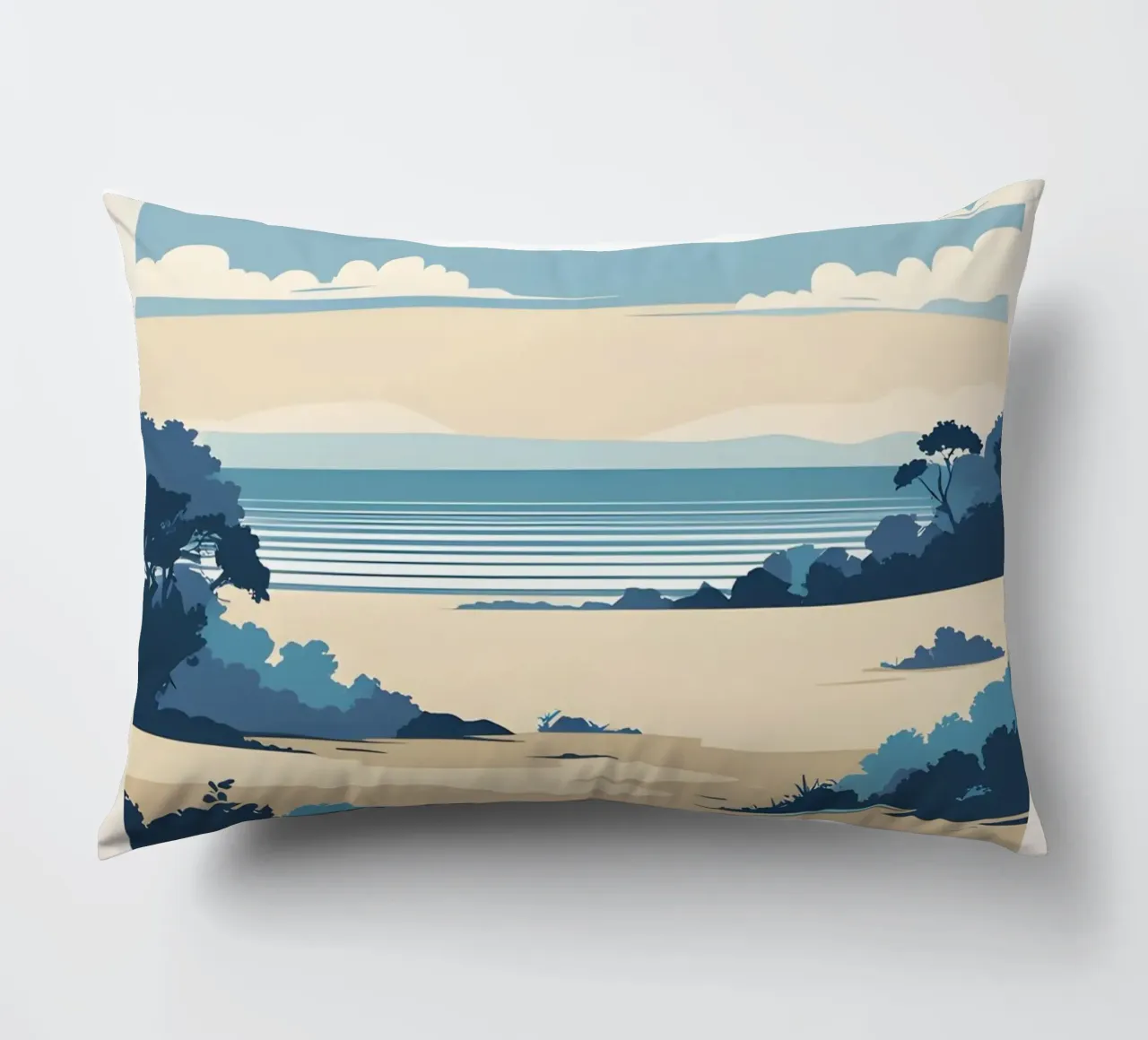Linea dell'orizzonte semplice cuscino da LIFESTYLE OBJECTS