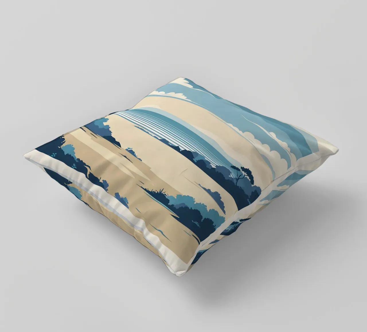 Linea dell'orizzonte semplice cuscino da LIFESTYLE OBJECTS