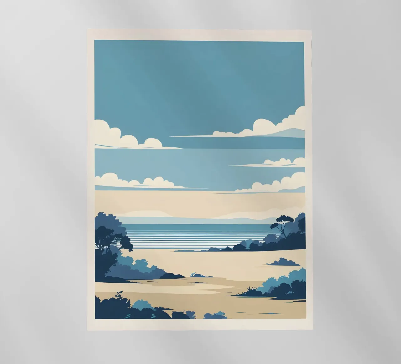 Linea dell'orizzonte semplice pellicola backlit da LIFESTYLE OBJECTS