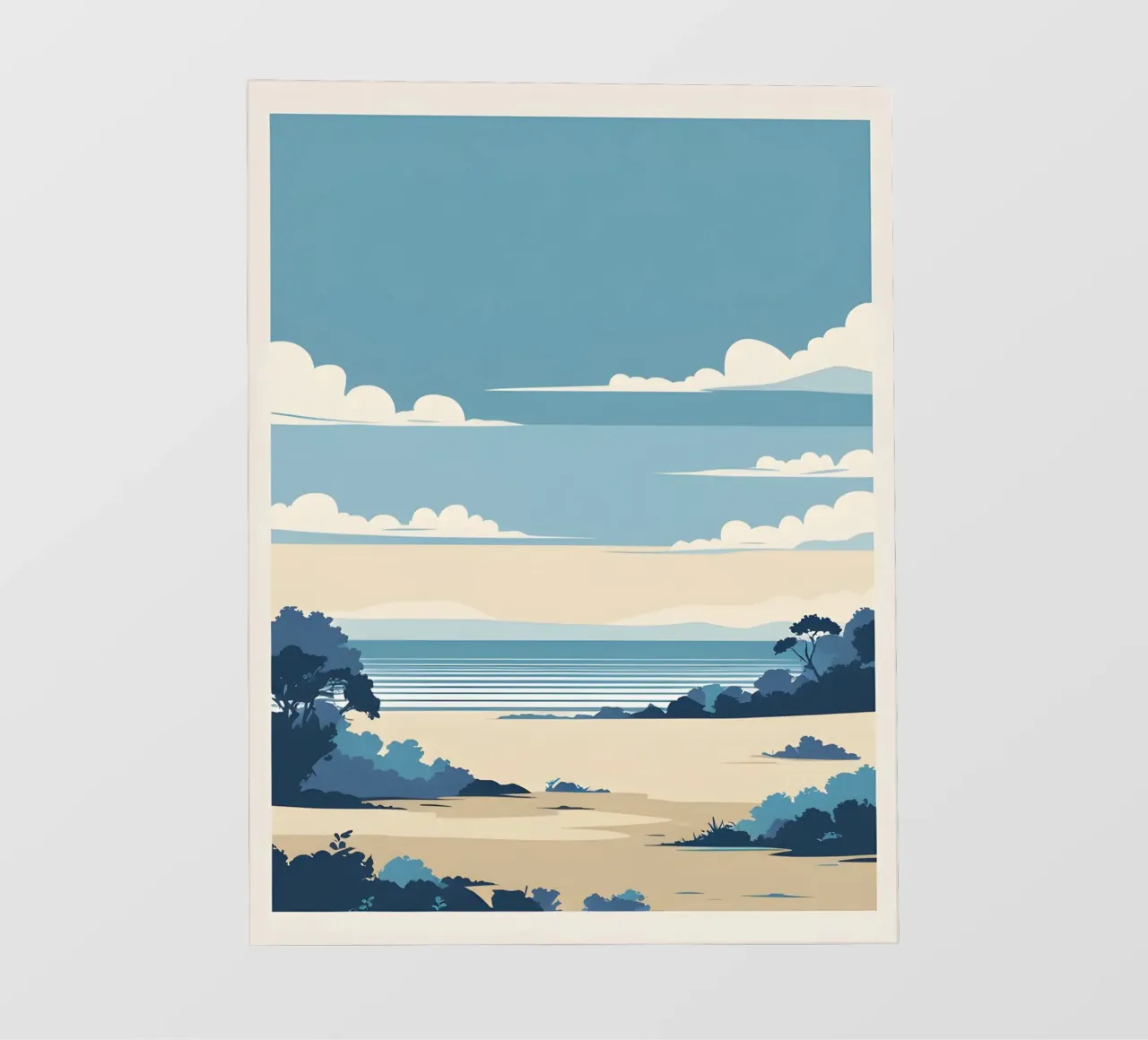 Linea dell'orizzonte semplice pellicola backlit da LIFESTYLE OBJECTS