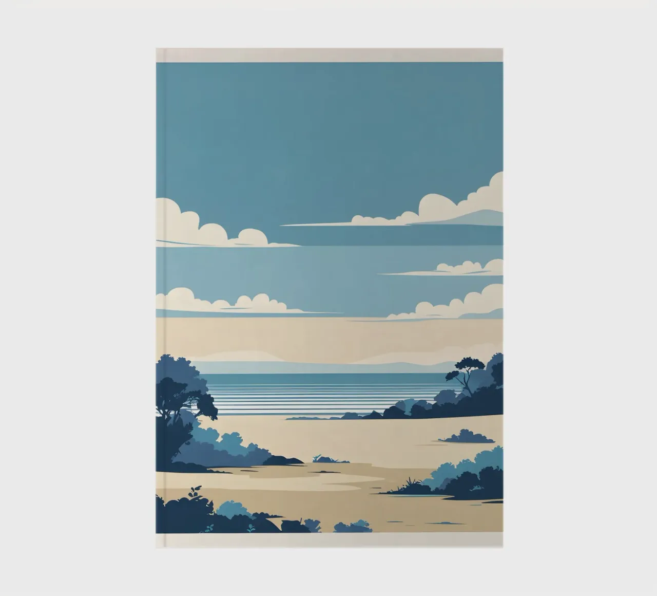 Simple horizon line notebook by LIFESTYLE OBJECTS