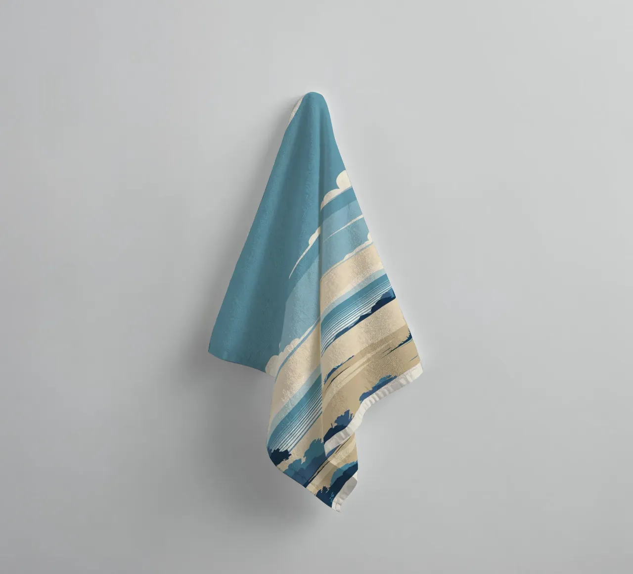Linea dell'orizzonte semplice asciugamano da bagno da LIFESTYLE OBJECTS