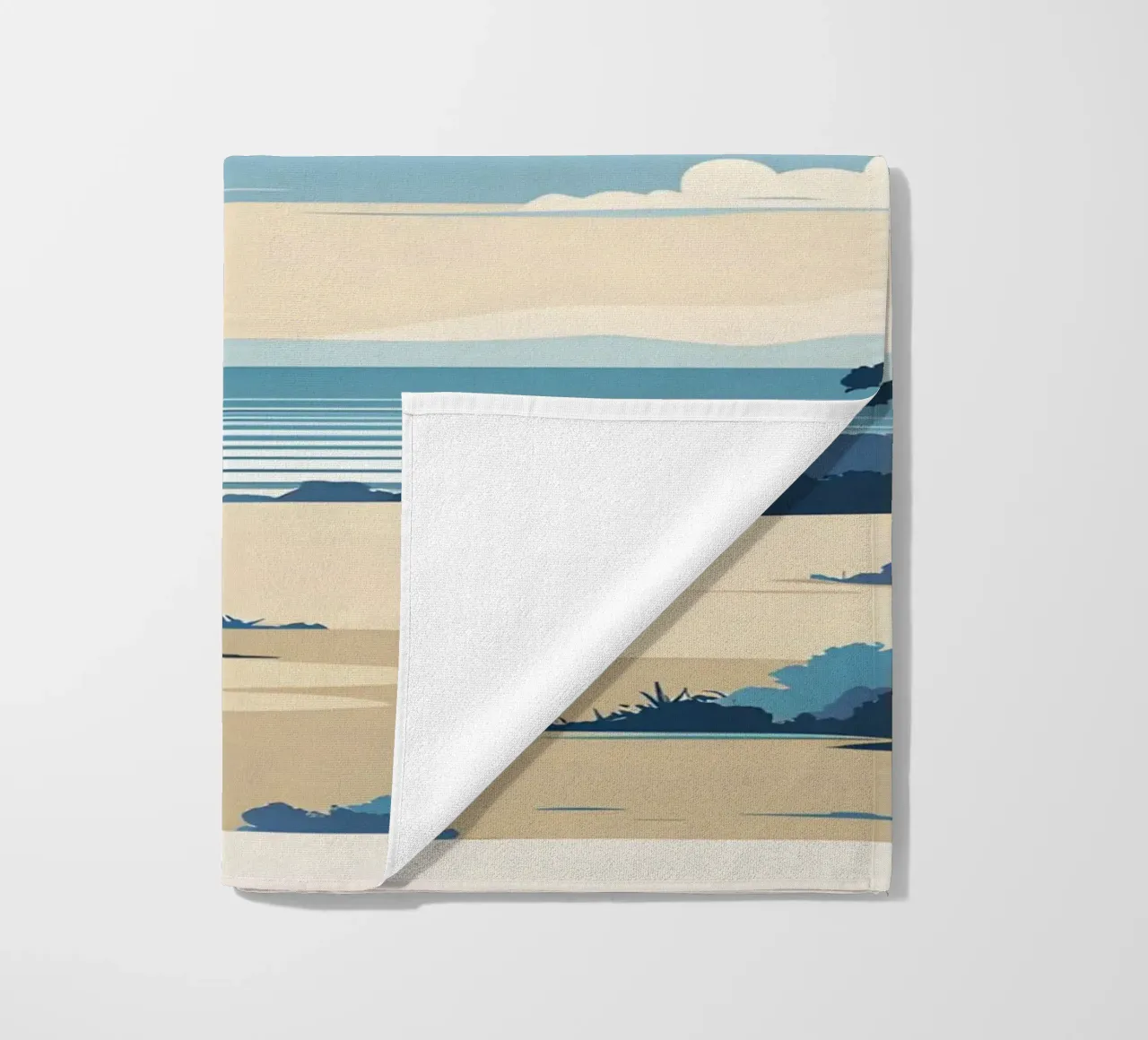 Linea dell'orizzonte semplice telo mare da LIFESTYLE OBJECTS