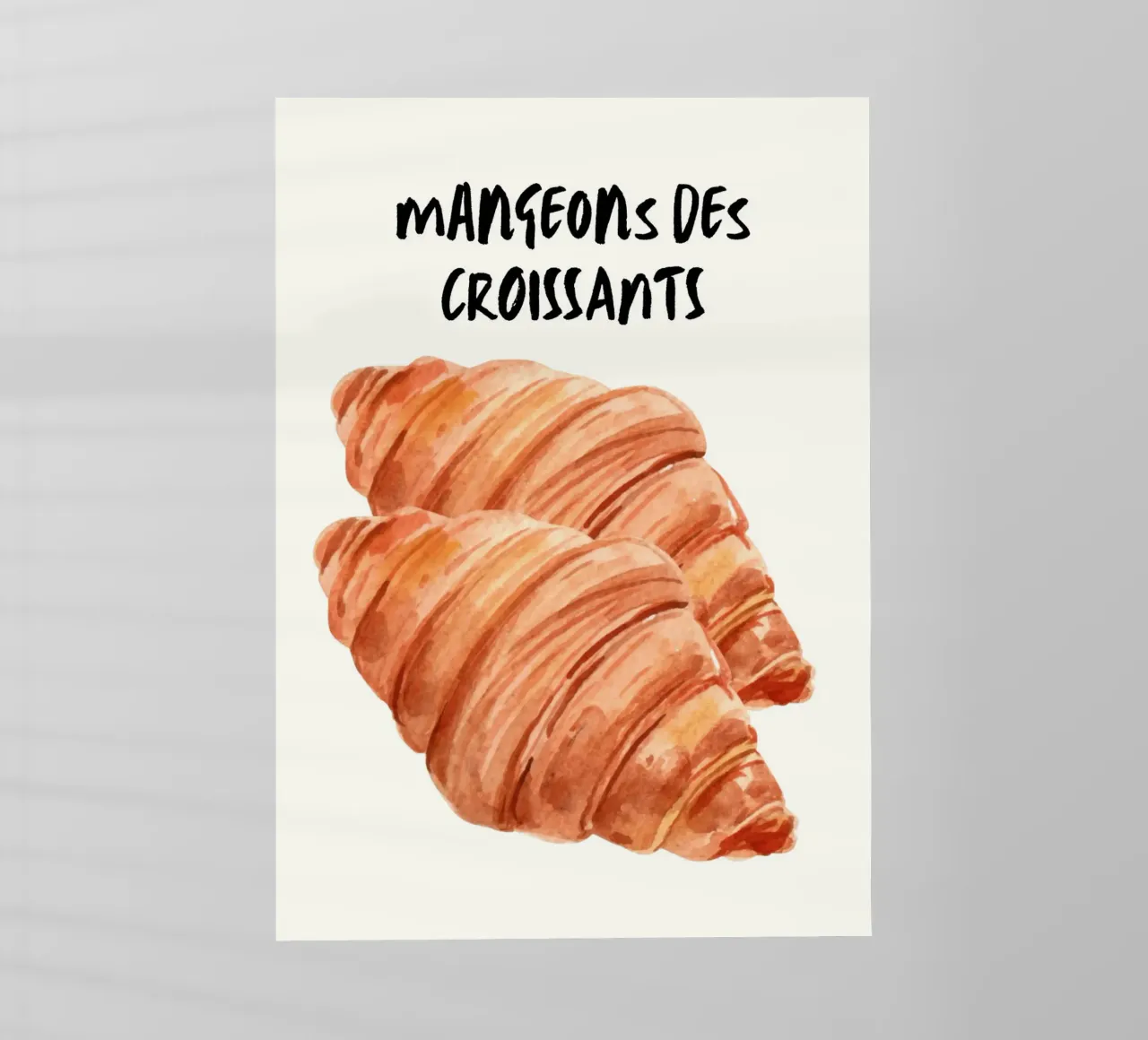 Mangeons des Croissants pellicola backlit da PinkCandyWalls