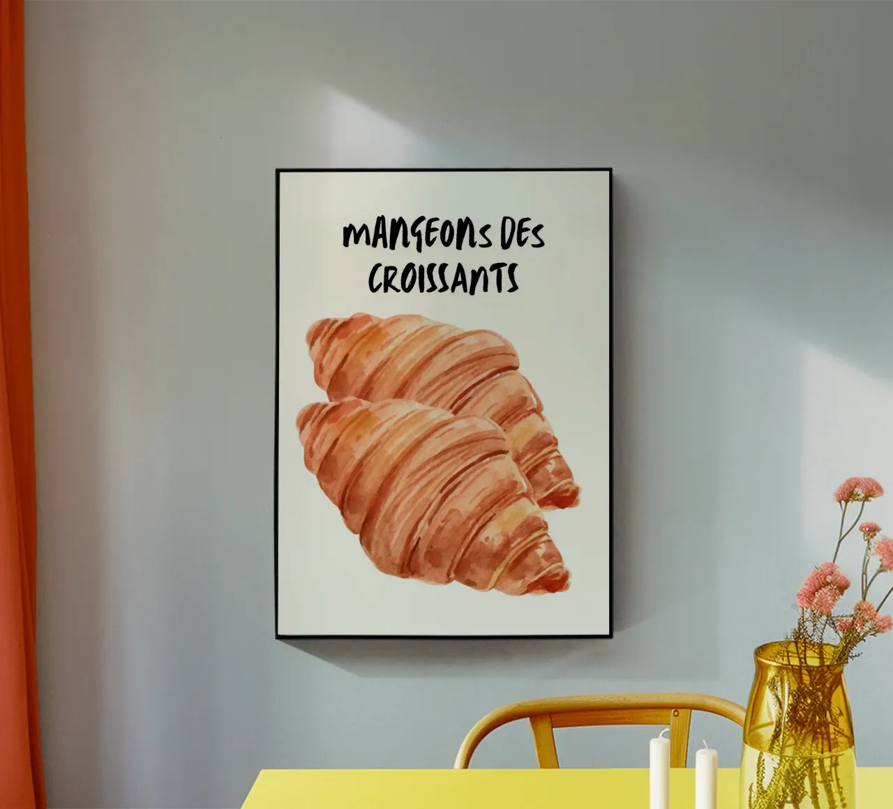 Mangeons des Croissants plexiglass da PinkCandyWalls