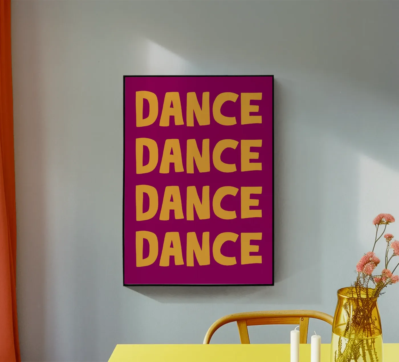 Dance acrylic glass by PinkCandyWalls