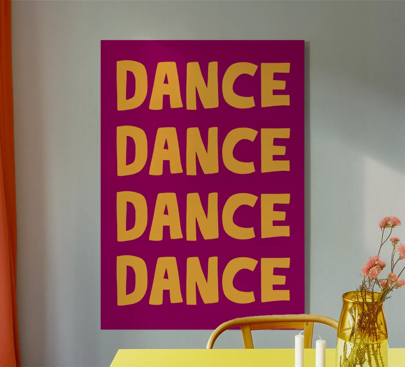 Dance acrylic glass by PinkCandyWalls